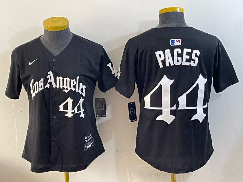 Men Los Angeles Dodgers #44 Pages black Game 2026 Nike MLB Jersey 052101 